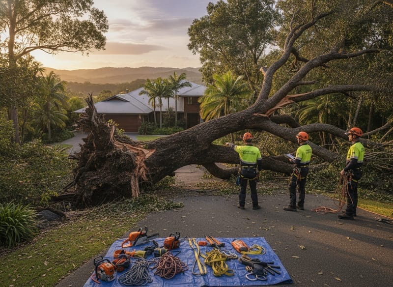 Emergency Tree Removal performed by Bendigo Arborist in the Bendigo