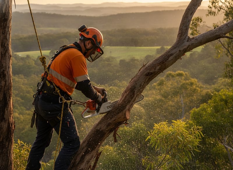 Tree Lopping performed by Bendigo Arborist in the Bendigo